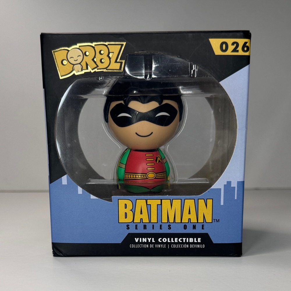 Dorbz Batman Robin Vinyl Figure (Red, Green, Black)